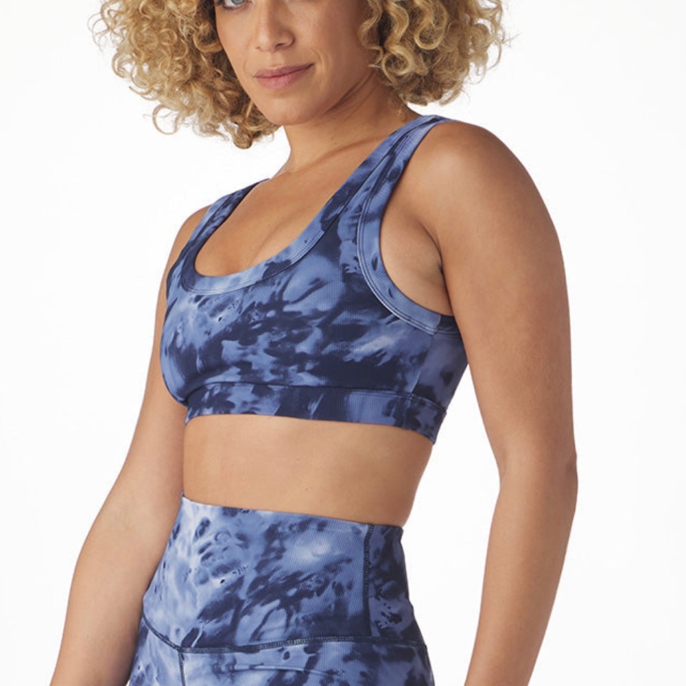 NWT Glyder Ease Bra in Nautical Wash